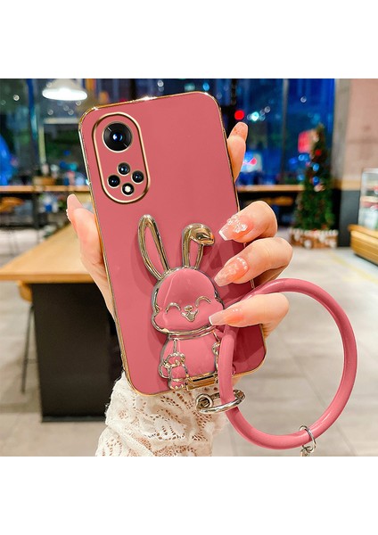 Huawei Nova 9 Elektroliz Tavşan Telefon Kılıfı (Yurt Dışından)