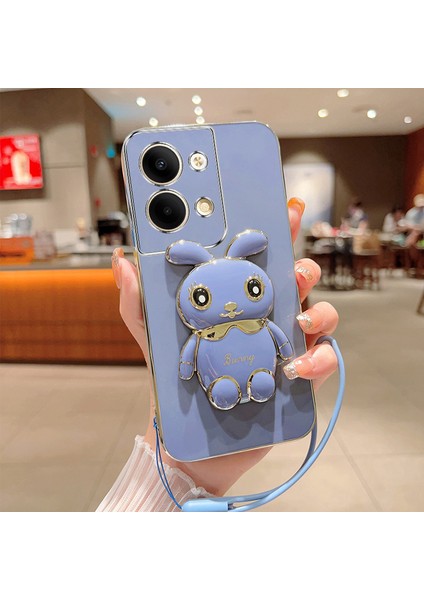 Oppo Reno 9 Pro Plus Elektroliz Tavşan Telefon Kılıfı (Yurt Dışından)