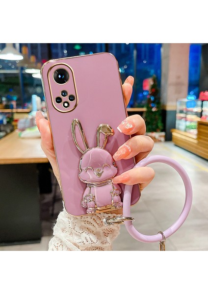Huawei Nova 9 Elektroliz Tavşan Telefon Kılıfı (Yurt Dışından)