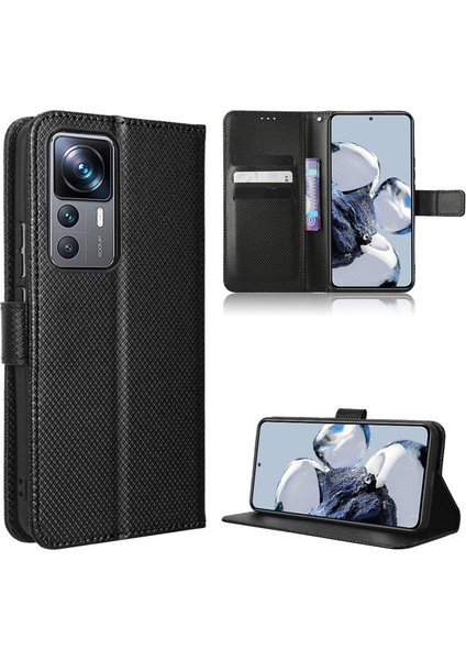 Xiaomi Mi 12T Pro Deri Cüzdan Telefon Kılıfı (Yurt Dışından)
