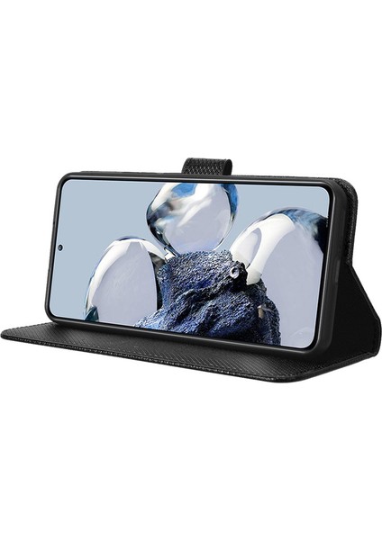 Xiaomi Mi 12T Pro Deri Cüzdan Telefon Kılıfı (Yurt Dışından)