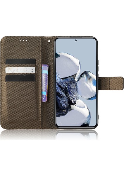 Xiaomi Mi 12T Pro Deri Cüzdan Telefon Kılıfı (Yurt Dışından)