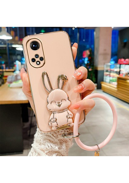 Huawei Honor 50 Elektroliz Tavşan Telefon Kılıfı (Yurt Dışından)