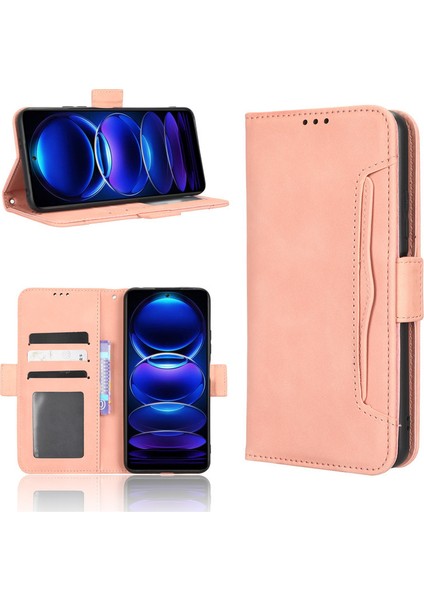 Xiaomi Redmi Note 12 Kart Yuvalı Deri Telefon Kılıfı (Yurt Dışından)