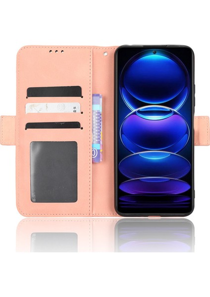 Xiaomi Redmi Note 12 Kart Yuvalı Deri Telefon Kılıfı (Yurt Dışından)