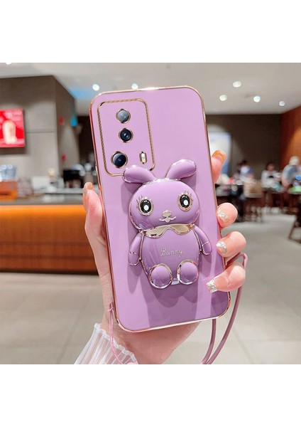 Xiaomi Civi 2 Elektroliz Tavşan Telefon Kılıfı (Yurt Dışından)