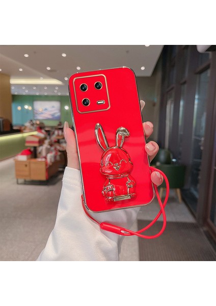 Xiaomi Mi 13 Elektroliz Tavşan Telefon Kılıfı (Yurt Dışından)