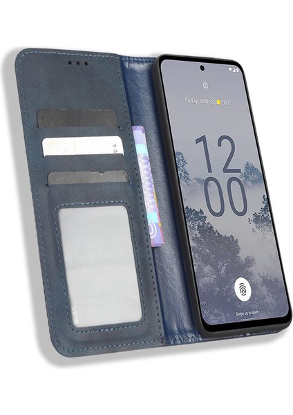 Nokia X30 Deri Manyetik Telefon Kılıfı (Yurt Dışından) fiyatları