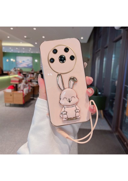 Huawei Honor Magic 4 Elektroliz Tavşan Telefon Kılıfı (Yurt Dışından)