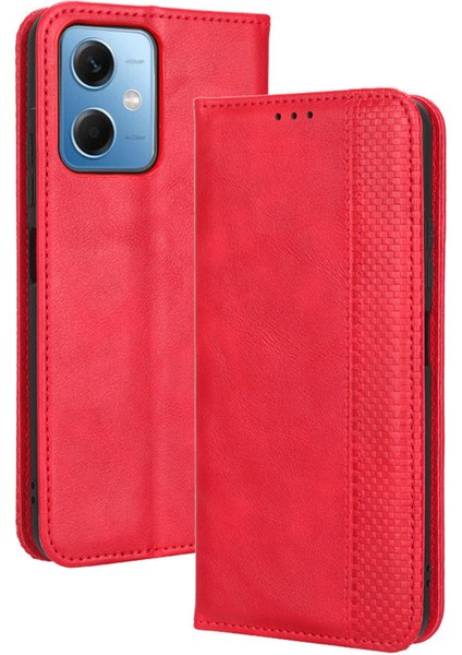 Xiaomi Redmi Note 12 Pro Plus Deri Manyetik Telefon Kılıfı (Yurt Dışından)