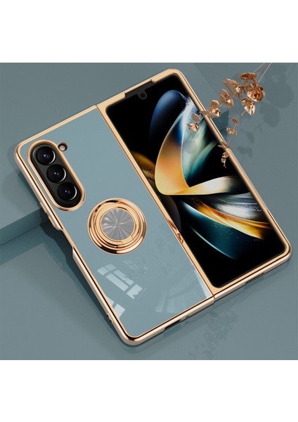Samsung Galaxy Z Flip 3 Tampon Telefon Kılıfı Bileklik Standlı Telefon Kılıfı (Yurt Dışından)