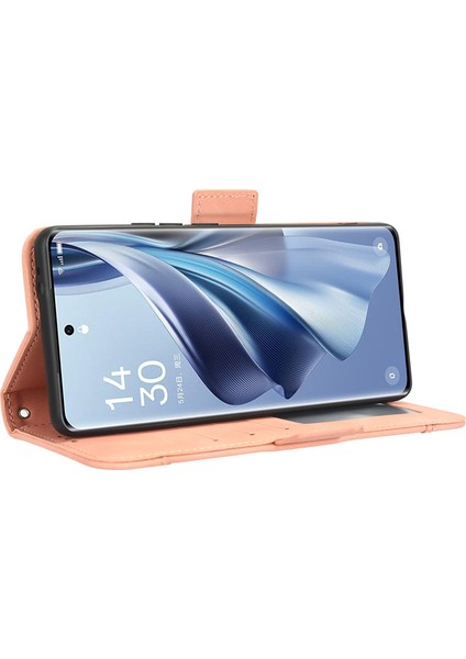 Telefon Kılıfı Oppo Reno 10 Pro 5g Kart Yuvalı Deri Telefon Kılıfı (Yurt Dışından)