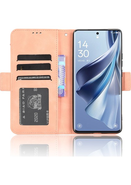 Telefon Kılıfı Oppo Reno 10 Pro 5g Kart Yuvalı Deri Telefon Kılıfı (Yurt Dışından)