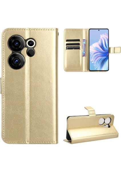 Telefon Kılıfı Tecno Camon 20 Premier 5g Deri Telefon Kılıfı (Yurt Dışından)