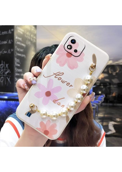 Oppo Realme C20 2021 Çiçek Telefon Kılıfı (Yurt Dışından)