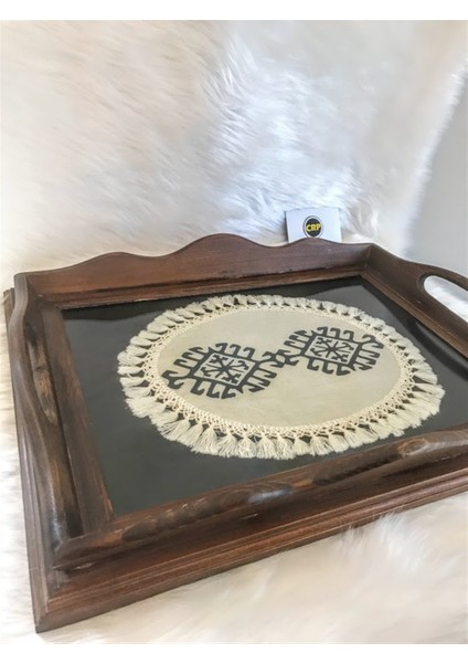 Kastamonu Işi Taş Baskı Ahşap Tepsi