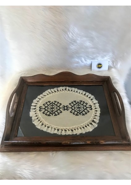 Kastamonu Işi Taş Baskı Ahşap Tepsi