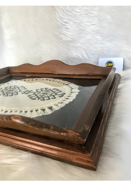 Kastamonu Işi Taş Baskı Ahşap Tepsi