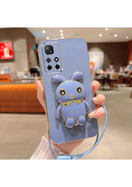 Xiaomi Redmi Note 11 4g Elektroliz Tavşan Telefon Kılıfı (Yurt Dışından)