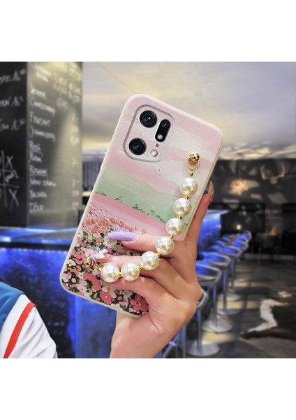 Oppo Find X5 Pro Çiçek Telefon Kılıfı (Yurt Dışından)