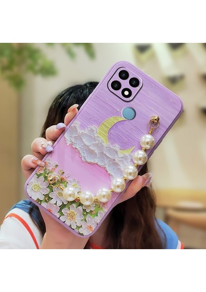 Oppo A15 4G/A15S/A35 2021 Çiçek Telefon Kılıfı (Yurt Dışından) fiyatları