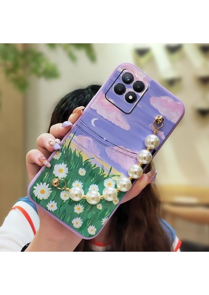 Oppo Realme 8i Çiçek Telefon Kılıfı (Yurt Dışından)