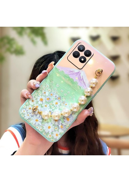 Oppo Realme 8i Çiçek Telefon Kılıfı (Yurt Dışından)