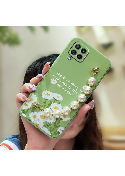 Samsung Galaxy M32 Çiçek Telefon Kılıfı (Yurt Dışından)