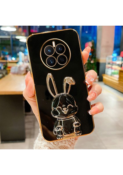 Huawei Mate 50 Pro Elektroliz Tavşan Telefon Kılıfı (Yurt Dışından)