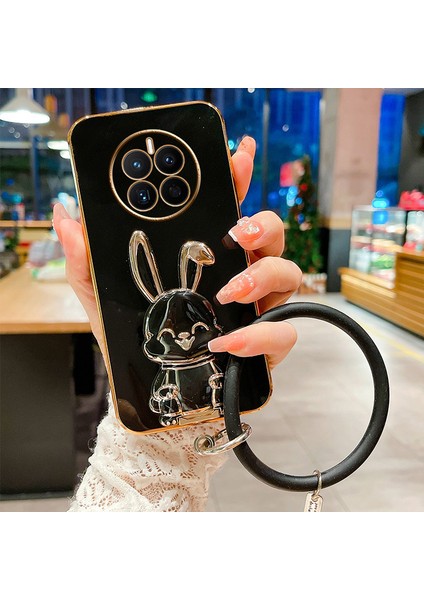 Huawei Mate 50 Pro Elektroliz Tavşan Telefon Kılıfı (Yurt Dışından)