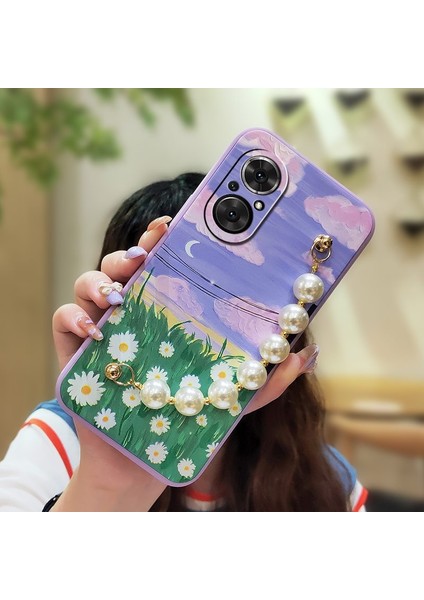Huawei Honor 50 Se Çiçek Telefon Kılıfı (Yurt Dışından)