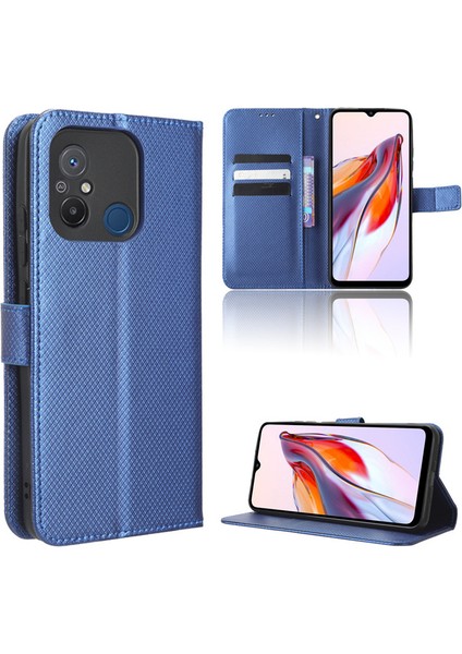 Xiaomi Redmi 12C Deri Cüzdan Telefon Kılıfı (Yurt Dışından)