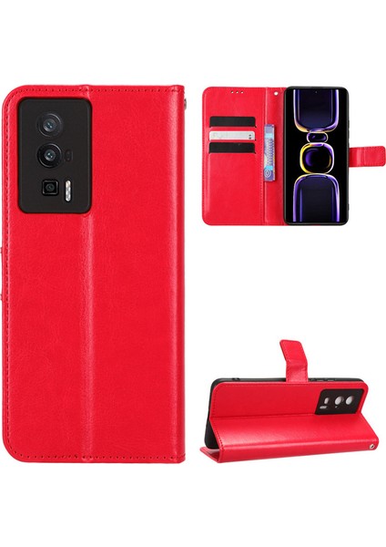 Xiaomi Redmi K60 Deri Cüzdan Telefon Kılıfı (Yurt Dışından)