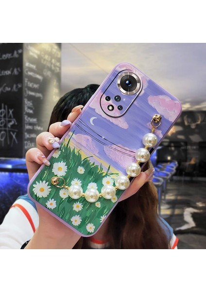 Huawei Honor 50 Çiçek Telefon Kılıfı (Yurt Dışından)