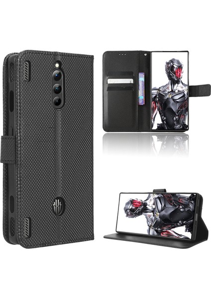 Nubia Red Magic 8 Pro Deri Cüzdan Telefon Kılıfı (Yurt Dışından)