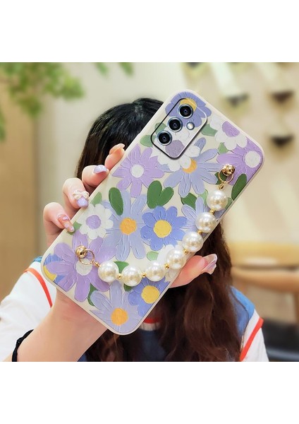 Samsung Galaxy M52 5g Çiçek Telefon Kılıfı (Yurt Dışından)
