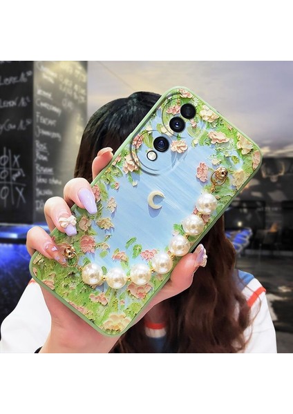 Huawei Honor 70 Çiçek Telefon Kılıfı (Yurt Dışından)