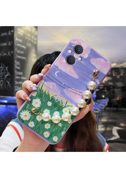 Oppo A96 5G/F21 Pro Çiçek Telefon Kılıfı (Yurt Dışından)