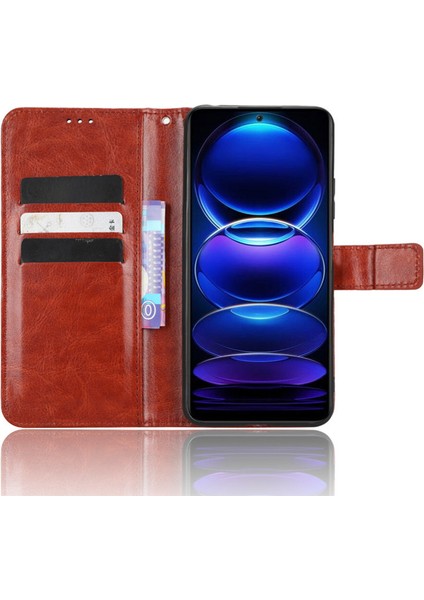 Xiaomi Redmi Note 12 5g Deri Cüzdan Telefon Kılıfı (Yurt Dışından)