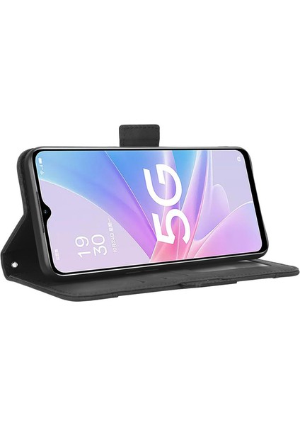 Oppo A58 5g Kart Yuvalı Deri Telefon Kılıfı (Yurt Dışından)