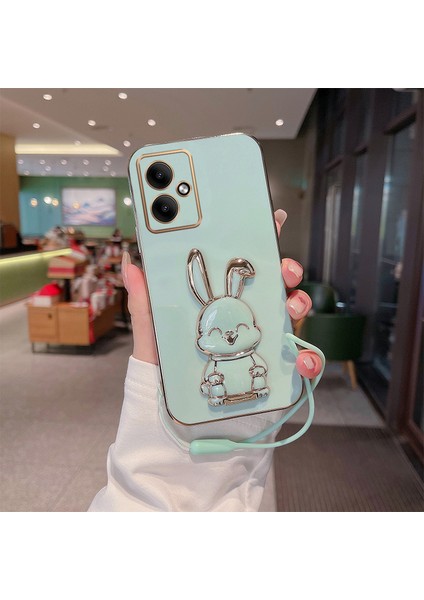 Xiaomi Redmi Note 12 Elektroliz Tavşan Telefon Kılıfı (Yurt Dışından)