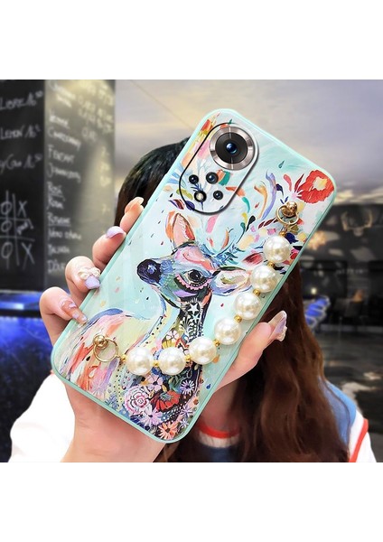 Huawei Honor 50 Çiçek Telefon Kılıfı (Yurt Dışından)