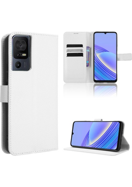 Tcl 40 Se Deri Cüzdan Telefon Kılıfı (Yurt Dışından)