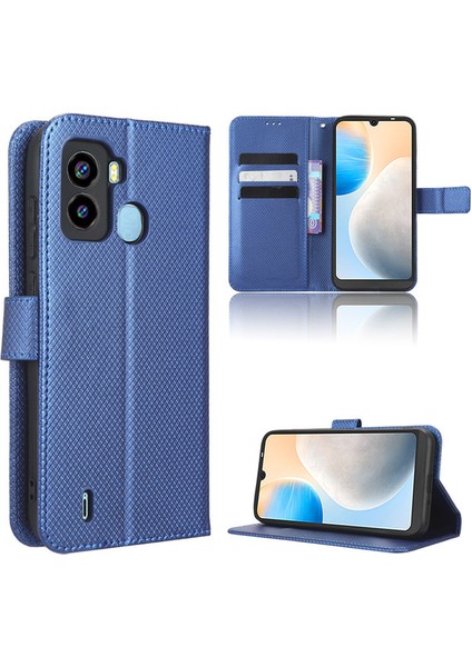 Tecno Pop 6/be7 Deri Cüzdan Telefon Kılıfı (Yurt Dışından)