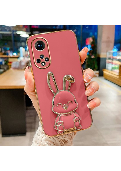 Huawei Honor 50 Pro Elektroliz Tavşan Telefon Kılıfı (Yurt Dışından)