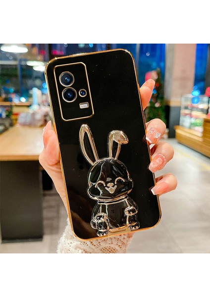 Vivo Iqoo Z6 Elektroliz Tavşan Telefon Kılıfı (Yurt Dışından)