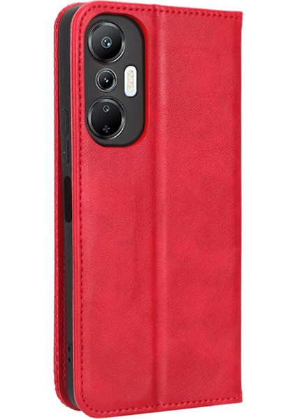 Infinix Hot 20S/X6827 Deri Manyetik Telefon Kılıfı (Yurt Dışından)