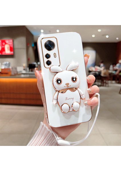 Xiaomi Mi 12T Elektroliz Tavşan Telefon Kılıfı (Yurt Dışından)