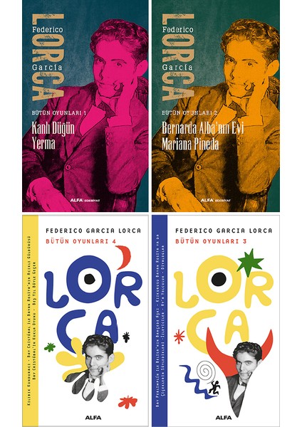 Bütün Oyunlar 4 Kitap Set - Federico García Lorca