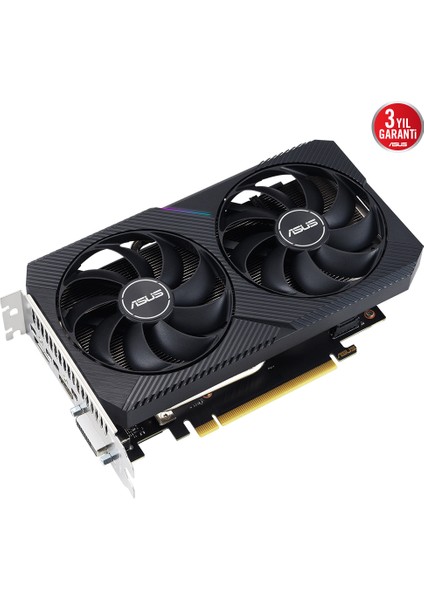 ASUS GEFORCE DUAL RTX 3050 8GB 128bit GDDR6 1852MHz OC DVI HDMI DP (DUAL-RTX3050-O8G-V2) EKRAN KARTI